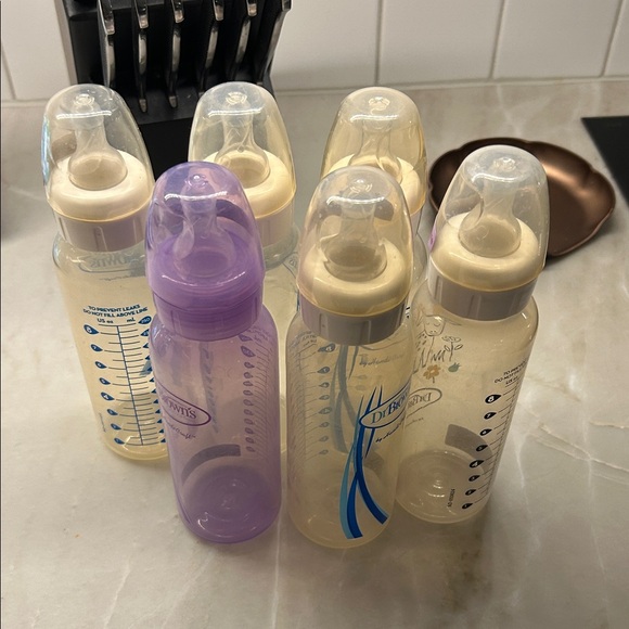 Dr. Brown's Baby Bottles Set - Purple and Clear - Picture 1 of 1